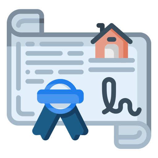 house_certificate_paper_diploma_icon_231008